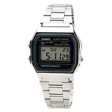 Relógio Casio masculino clássico digital mostrador cinza pulseira de aço inoxidável A158WA-1, usado comprar usado  Enviando para Brazil