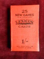 Lexicon cards new for sale  LONDON