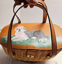 Wicker basket purse for sale  Troy