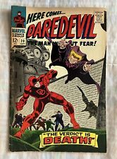 Aparência de coruja Demolidor #20! Stan Lee Gene Colan! Marvel 1966 Era de Prata BARATO comprar usado  Enviando para Brazil