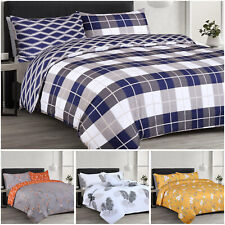 Reversible Duvet Cover Quilt Cover Luxury Bedding Set Single Double King Size for sale  Shipping to South Africa