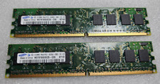 2 - Samsung 512MB PC2-5300U DDR2 Desktop Memory (2 Sticks X512MB Each) 1GB TOTAL, used for sale  Shipping to South Africa