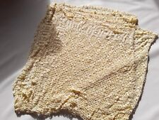 Crocheted cream tablecloth for sale  CHESTERFIELD