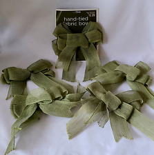 Green burlap bows for sale  Chesterfield