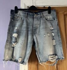 Men denim shorts for sale  BIRMINGHAM