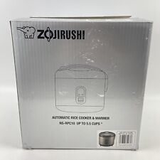 Panela e aquecedor de arroz Zojirushi NS-RPC10HM 5,5 xícaras cinza metálico - Nova caixa aberta comprar usado  Enviando para Brazil