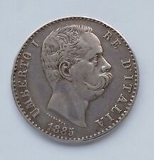 Moneta lire 1885 usato  Brescia