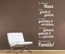 Wandtattoo familie flur gebraucht kaufen  Wilster