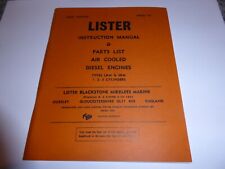 Lister air cooled for sale  TIVERTON