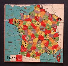 Puzzle bois carte d'occasion  France