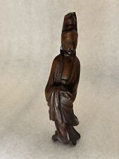 Handcarved Wooden Asian Figurine for sale  Shipping to South Africa