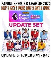 PANINI PREMIER LEAGUE 2024 2023/24 23/24 UPDATE STICKERS - #U1 - #U48 for sale  Shipping to South Africa