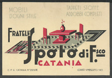 Cartoncino con pubblicità usato  Catania
