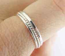 Thin Silver Stacking Rings 925 Sterling Silver Band& Statement Handmade All Size for sale  Shipping to South Africa