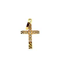 Pendentif croix jaune d'occasion  Paris I