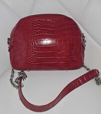 Zara red leather for sale  UK