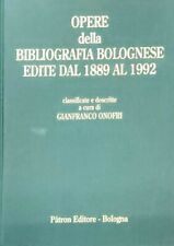 Opere della bibliografia usato  Bologna