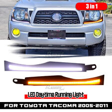 Usado, 2x Luz de circulação diurna LED dinâmica lâmpada de seta para Toyota Tacoma 2005-11 comprar usado  Enviando para Brazil