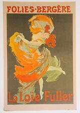Póster de Jules Cheret Folies-Bergere, La Loie Fuller, estampado vintage de alta calidad, usado segunda mano  Embacar hacia Argentina