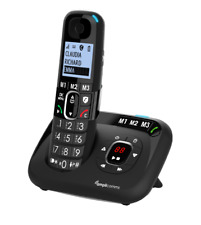 Ampliomms BigTel 1580 inalámbrico Dect Solo teléfono individual negro segunda mano  Embacar hacia Argentina