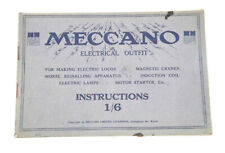 Gebruikt, Meccano Early Electrical Kit Instructions tweedehands  verschepen naar Netherlands