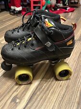 Usado, Patins oficiais Sonic ROCK preto com vermelho/amarelo tamanho 7 zooms de aderência segura comprar usado  Enviando para Brazil