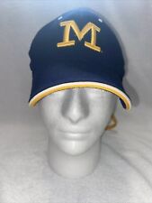 Boné de beisebol Michigan Wolverines chapéu ajustado M/L Zephyr logotipo elástico NCAA, usado comprar usado  Enviando para Brazil
