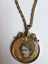 Antique necklace locket for sale  CONGLETON
