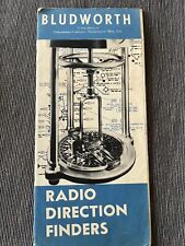 Bludworth radio direction for sale  Natick