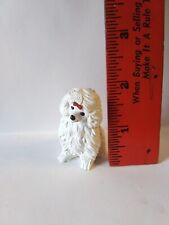Boneco poodle branco miniatura vintage para casa de bonecas comprar usado  Enviando para Brazil