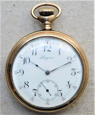 Usado, Reloj Bolsillo Longines Chapado en Oro c1907 Antiguo SIN RESERVA segunda mano  Embacar hacia Argentina