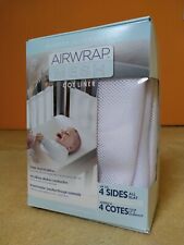 Airwrap Four-Sided Baby Cot Bumper, White for sale  LETCHWORTH GARDEN CITY