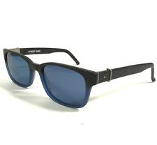 Óculos de sol Robert Marc 900-259M preto fosco azul armação retangular lentes azuis comprar usado  Enviando para Brazil