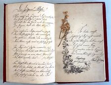 Antikes poesiealbum 1884 gebraucht kaufen  Koblenz-Lay