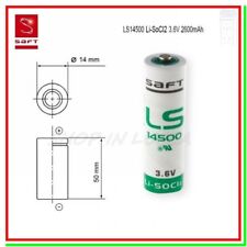 Saft 14500 Batteria Pila 3,6V Li-SoCl2 STILO AA 2600mAh STD Allarmi Scanner na sprzedaż  Wysyłka do Poland