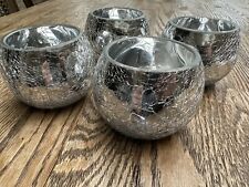 Crackle glazed silver for sale  LANGPORT