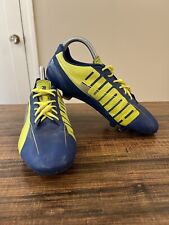 PUMA Evospeed 4 Women’s Cleats Size 8 M Blue And Lime Athletic Shoes, used for sale  Shipping to South Africa