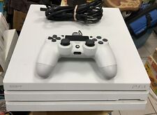 Sony PlayStation 4 Pro PS4 1TB CUH-7215B White Console W/ Controller Rare Used, used for sale  Shipping to South Africa