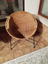 Korbsessel rattan 1970erjahre gebraucht kaufen  Schwalmstadt