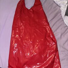 Red latex dress for sale  STOCKPORT