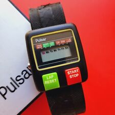Pulsar lcd chronograph for sale  Shipping to Ireland