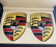 Porsche crests metal for sale  NEWQUAY