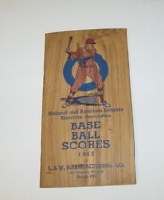 1942 MLB Béisbol Oficial Puntuaciones y Totales folleto + Resumen, L&W Mfg. Co. segunda mano  Embacar hacia Mexico