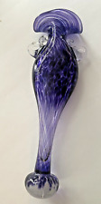 CHRISTOPHER RICH ART GLASS, VASE PURPLE HANGING VASE for sale  Shipping to South Africa