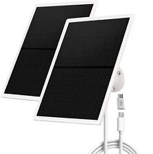 Panel solar para cámara de seguridad exterior -10W, CC 5V micro USB y panel solar USB-C, usado segunda mano  Embacar hacia Argentina