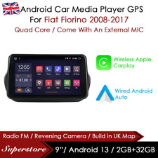 9” Android 13 CarPlay Auto GPS unidade principal carro estéreo para Fiat Fiorino 2008-2017 comprar usado  Enviando para Brazil