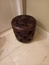 George Smith leather footstool for sale  Shipping to South Africa