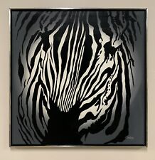 Large signed zebra for sale  Central Valley