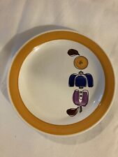 Rorstrand Sweden midcentury MCM Karneval Pattern Timo Sarvimäki 8.5” Plate Dish for sale  Shipping to South Africa