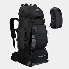 Mochila de acampamento grande 80L 90L bolsa de viagem masculina feminina bagagem caminhadas bolsas de ombro comprar usado  Enviando para Brazil